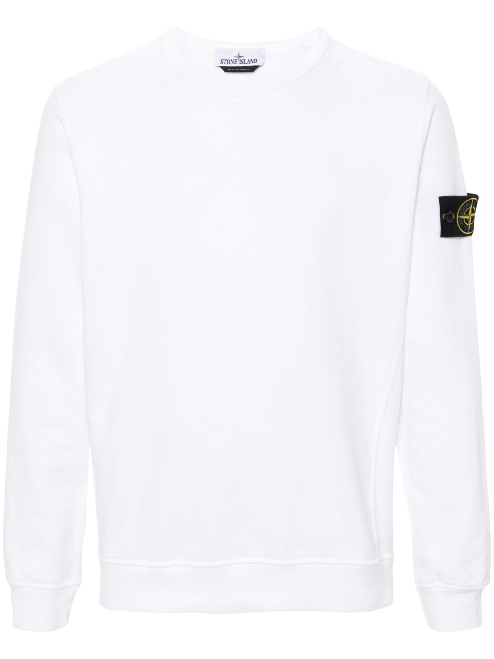 Stone Island 罗盘棉卫衣 - 白色