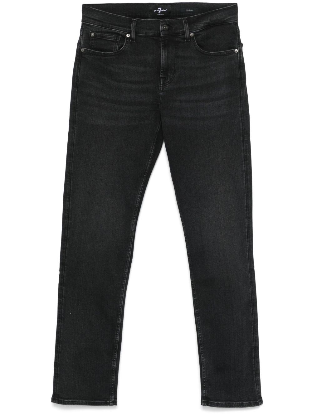 7 For All Mankind Slimmy 牛仔裤 - 黑色