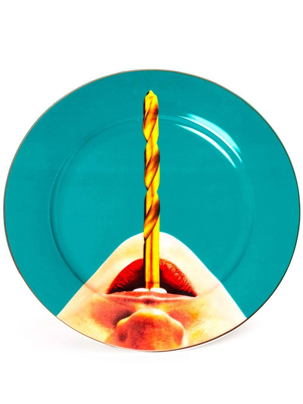 Seletti Drill 晚宴盘 - 蓝色