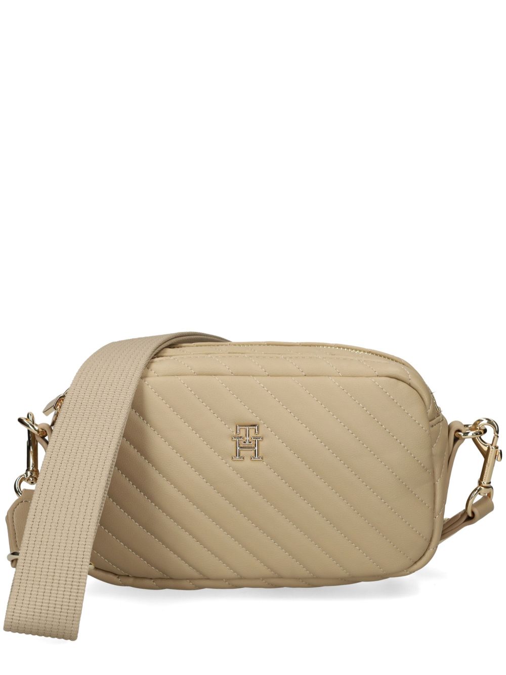Tommy Hilfiger TH Monogram 绗缝相机包 - 中性色