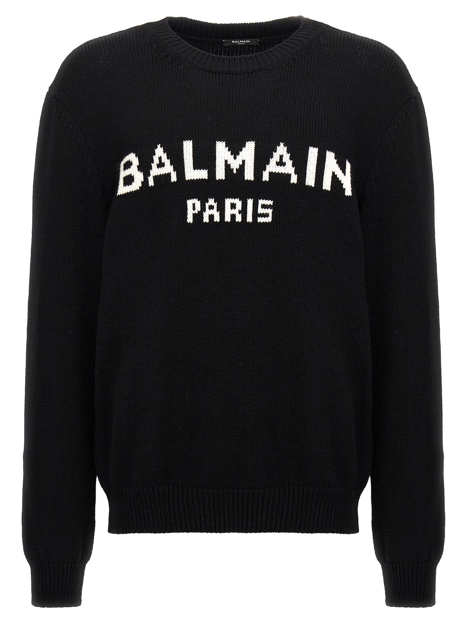 Balmain logo毛衣