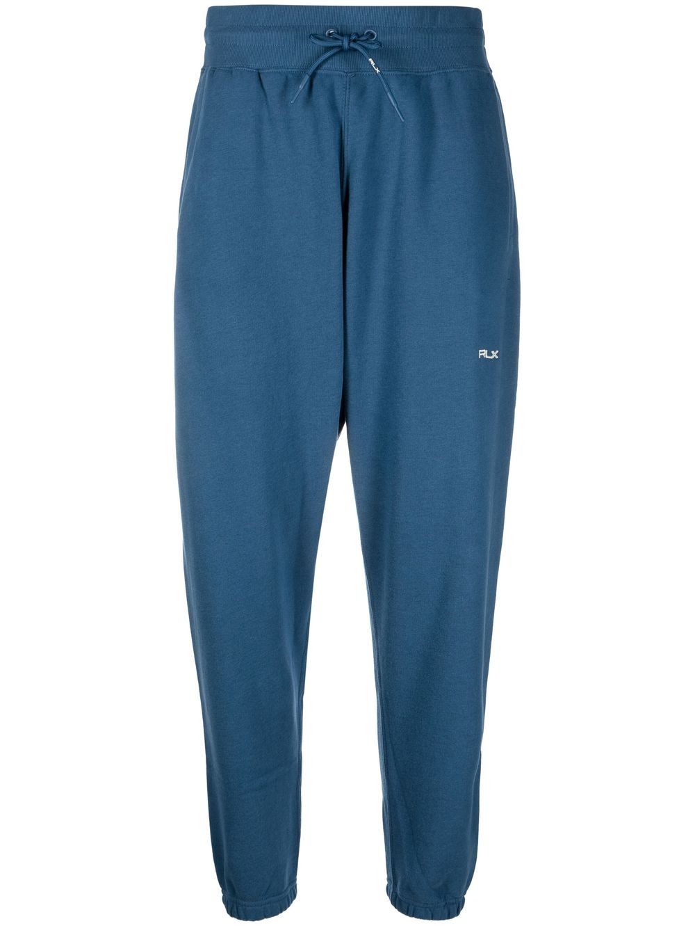RLX Ralph Lauren logo刺绣运动裤 - 蓝色