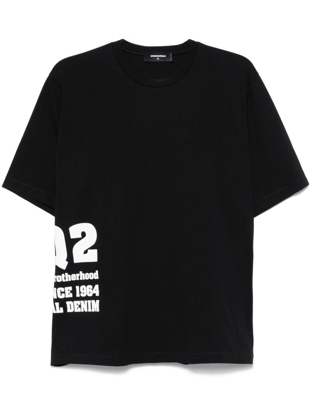 DSQUARED2 logo印花T恤 - 黑色