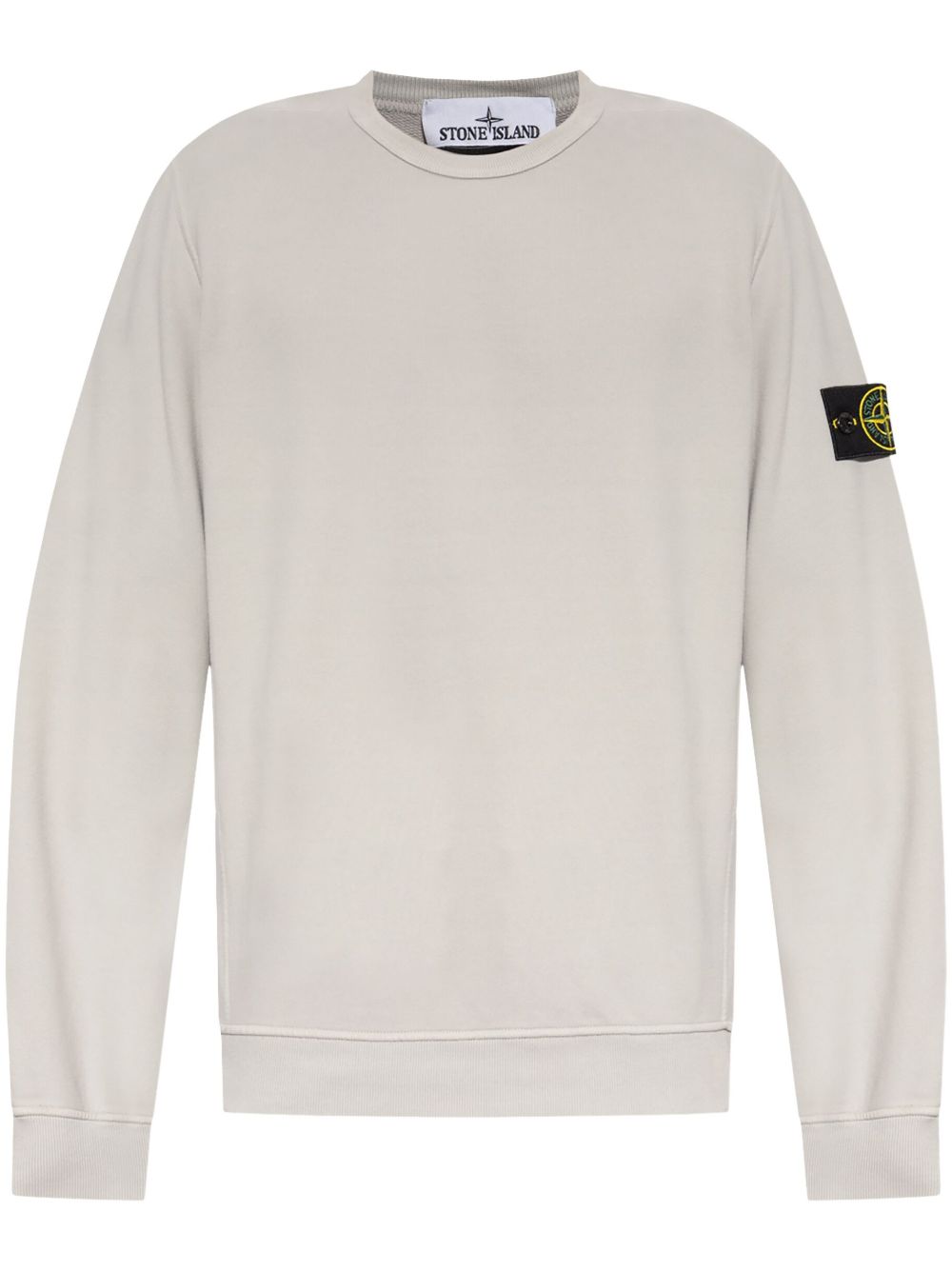 Stone Island 罗盘徽章棉卫衣 - 灰色