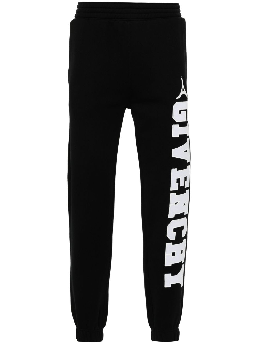 Givenchy logo贴花运动裤 - 黑色