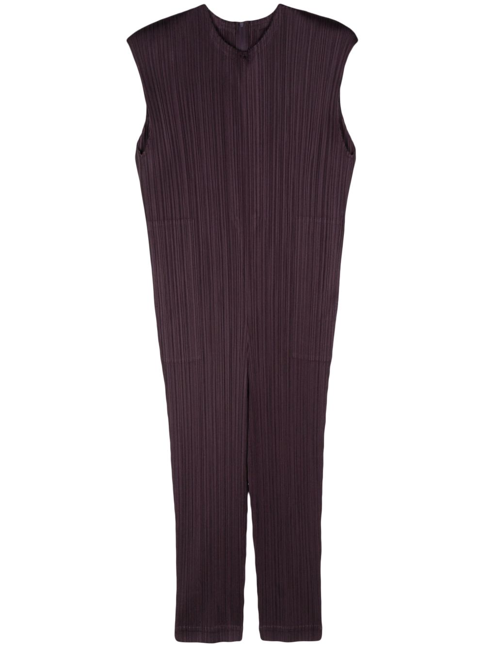 Pleats Please Issey Miyake Monthly Colors January 细褶连体长裤 - 紫色