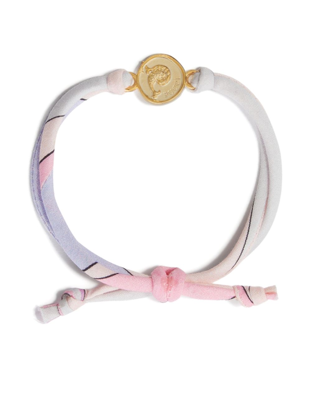PUCCI Junior Marmo 印花发带 - 粉色