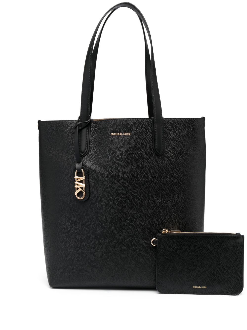 Michael Michael Kors Eliza 大号双面皮质手提包 - 黑色