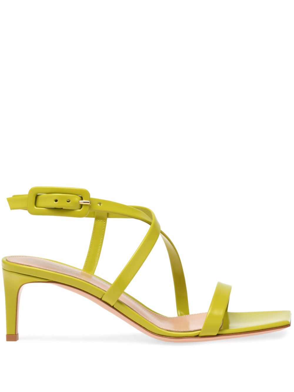 Gianvito Rossi Lindsay 低跟凉鞋（5.5厘米） - 绿色