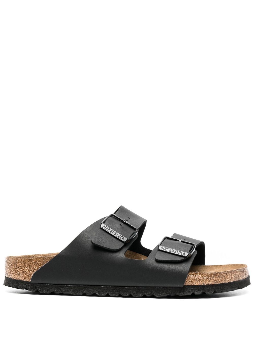 Birkenstock 侧扣环开合凉鞋 - 黑色