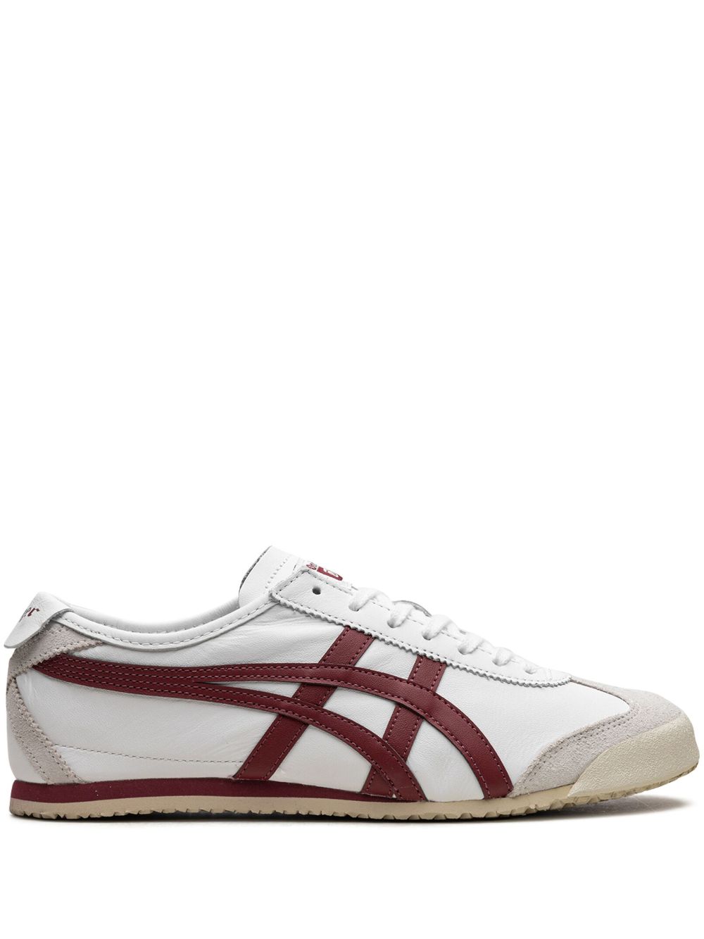 Onitsuka Tiger Mexico 66 White Burgundy 运动鞋 - 白色