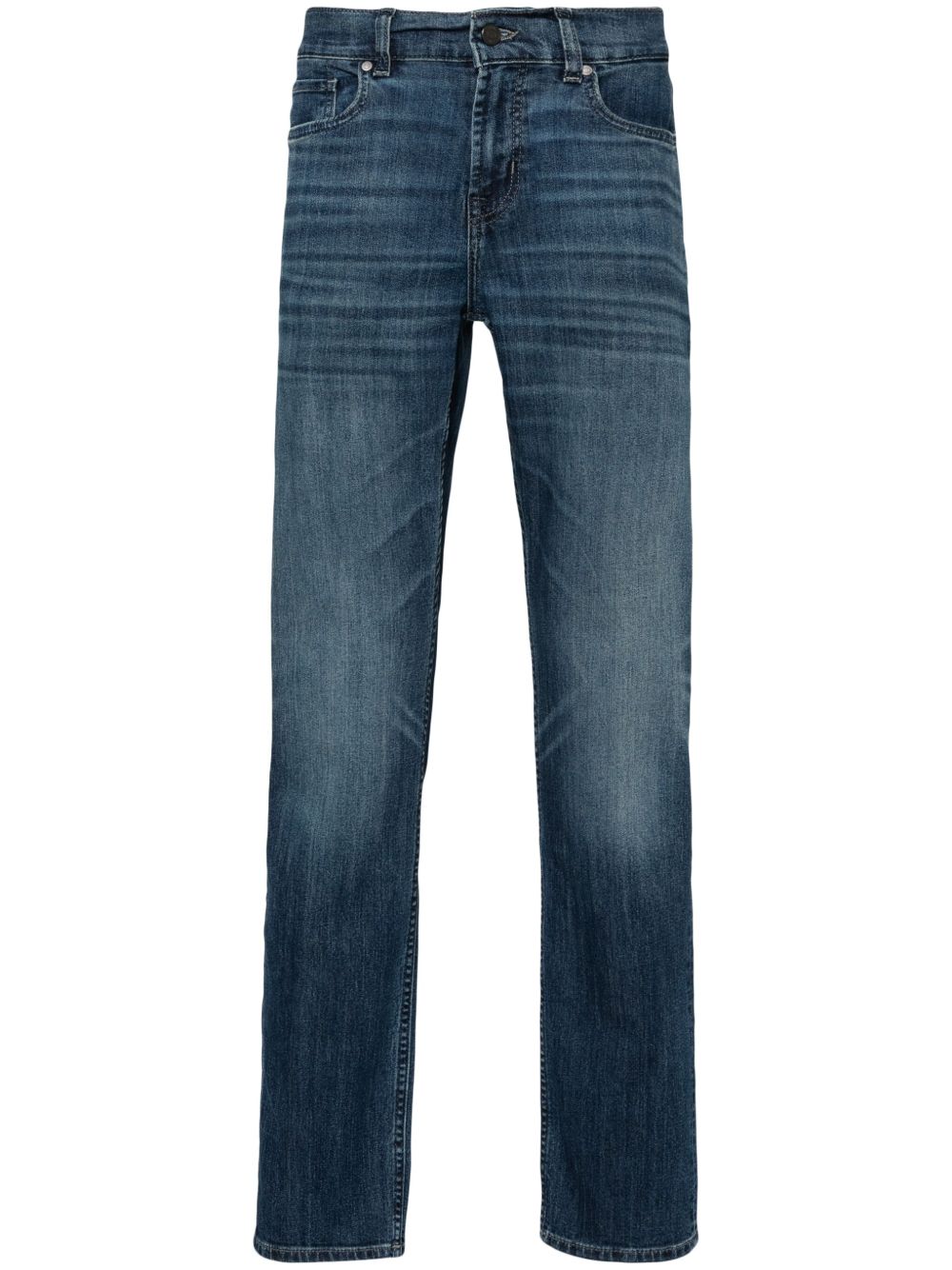7 For All Mankind Slimmy Flash 中腰牛仔裤 - 蓝色