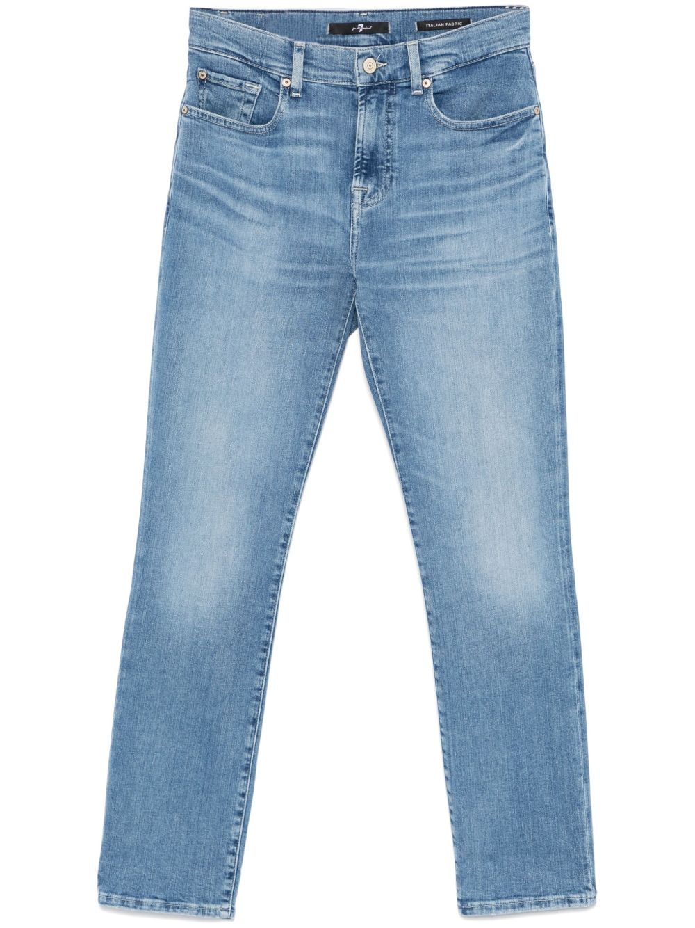 7 For All Mankind 水洗效果牛仔裤 - 蓝色