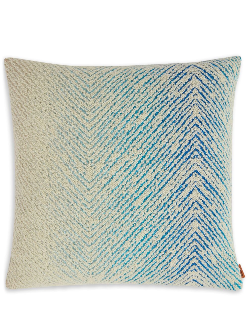 Missoni Home Brouges Z字形编织抱枕 - 蓝色