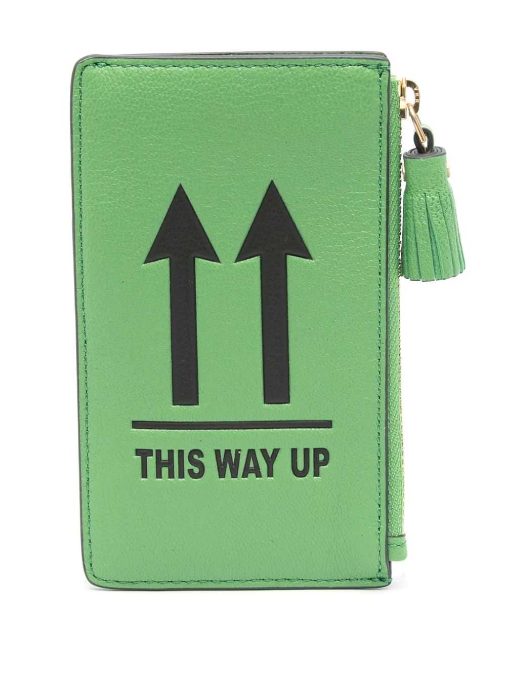 Anya Hindmarch This Way Up cardholder - 绿色