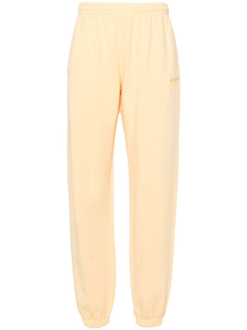 ROTATE BIRGER CHRISTENSEN logo刺绣运动裤 - 黄色