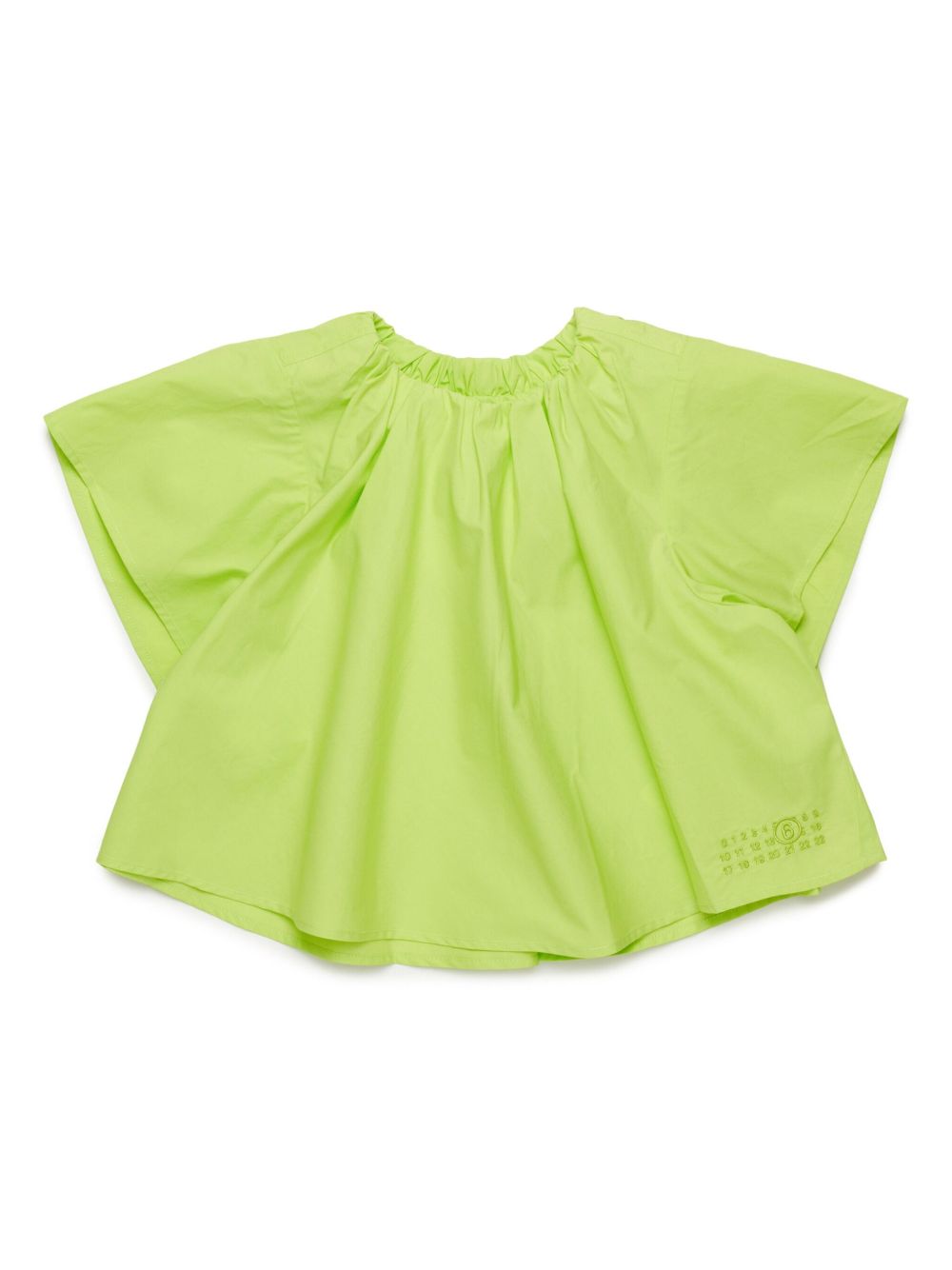 MM6 Maison Margiela Kids Numbers 罩衫 - 绿色