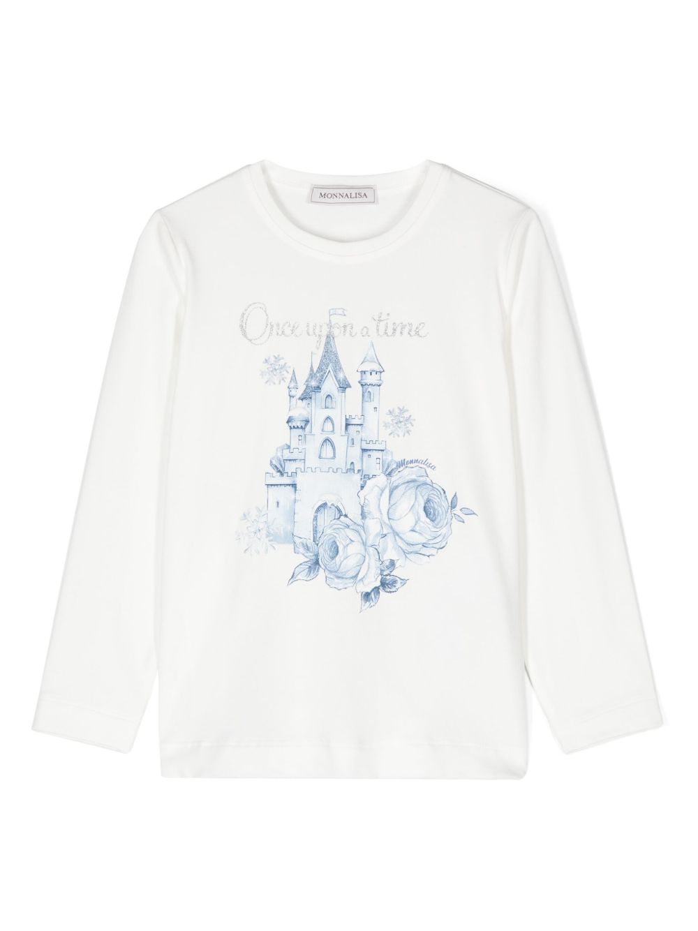 Monnalisa Castle T恤 - 白色