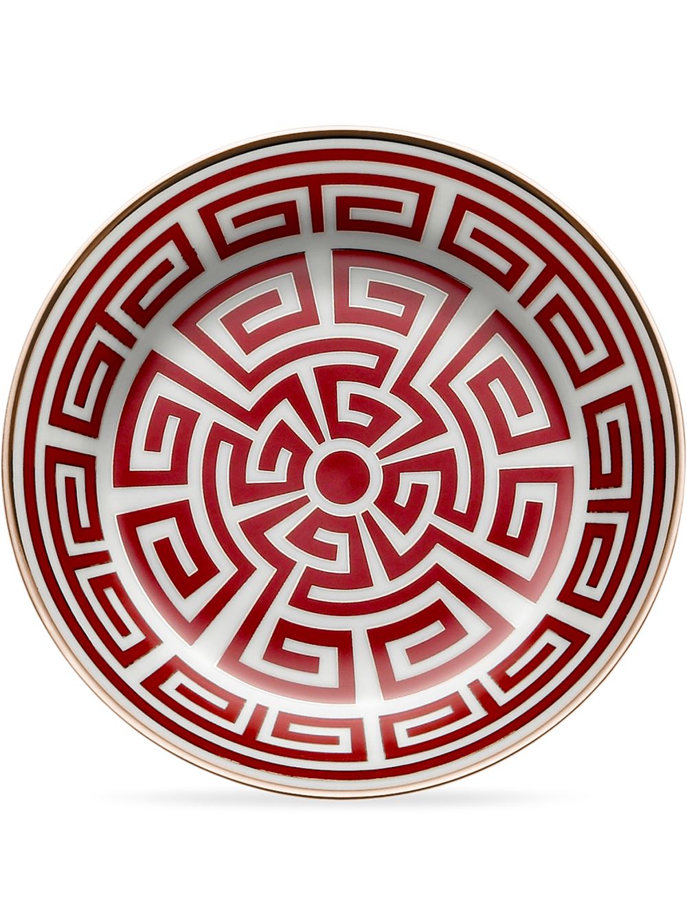 GINORI 1735 Labirinto 茶盘（两件装） - 红色
