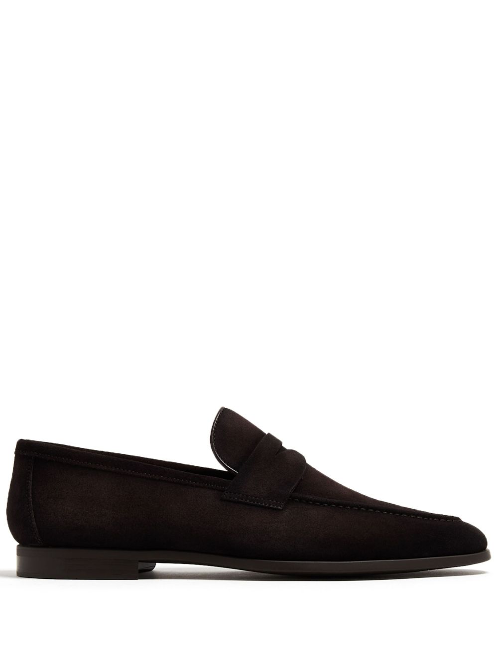 Magnanni Diezma 绒面皮经典乐福鞋 - 褐色