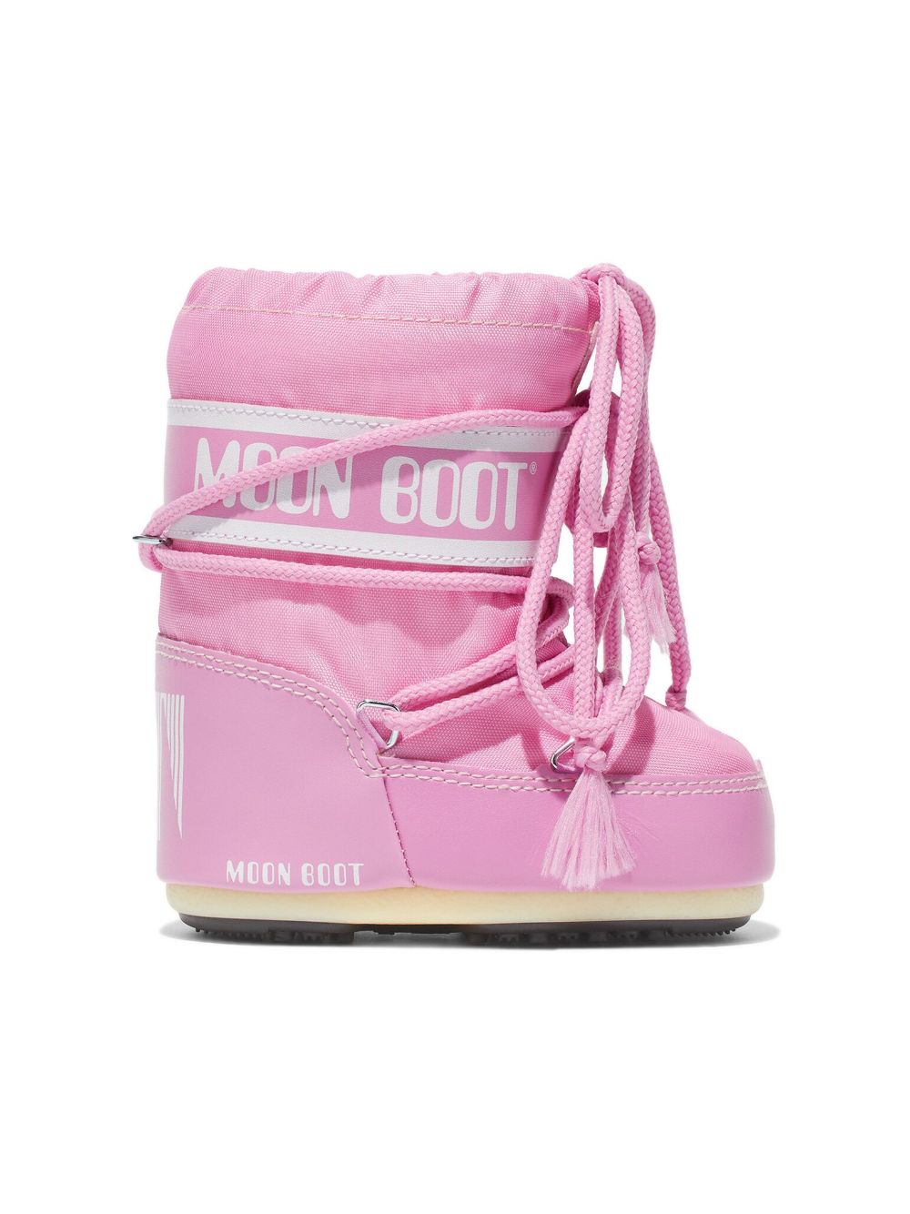 Moon Boot Kids ICON MINI尼龙雪地靴 - 粉色