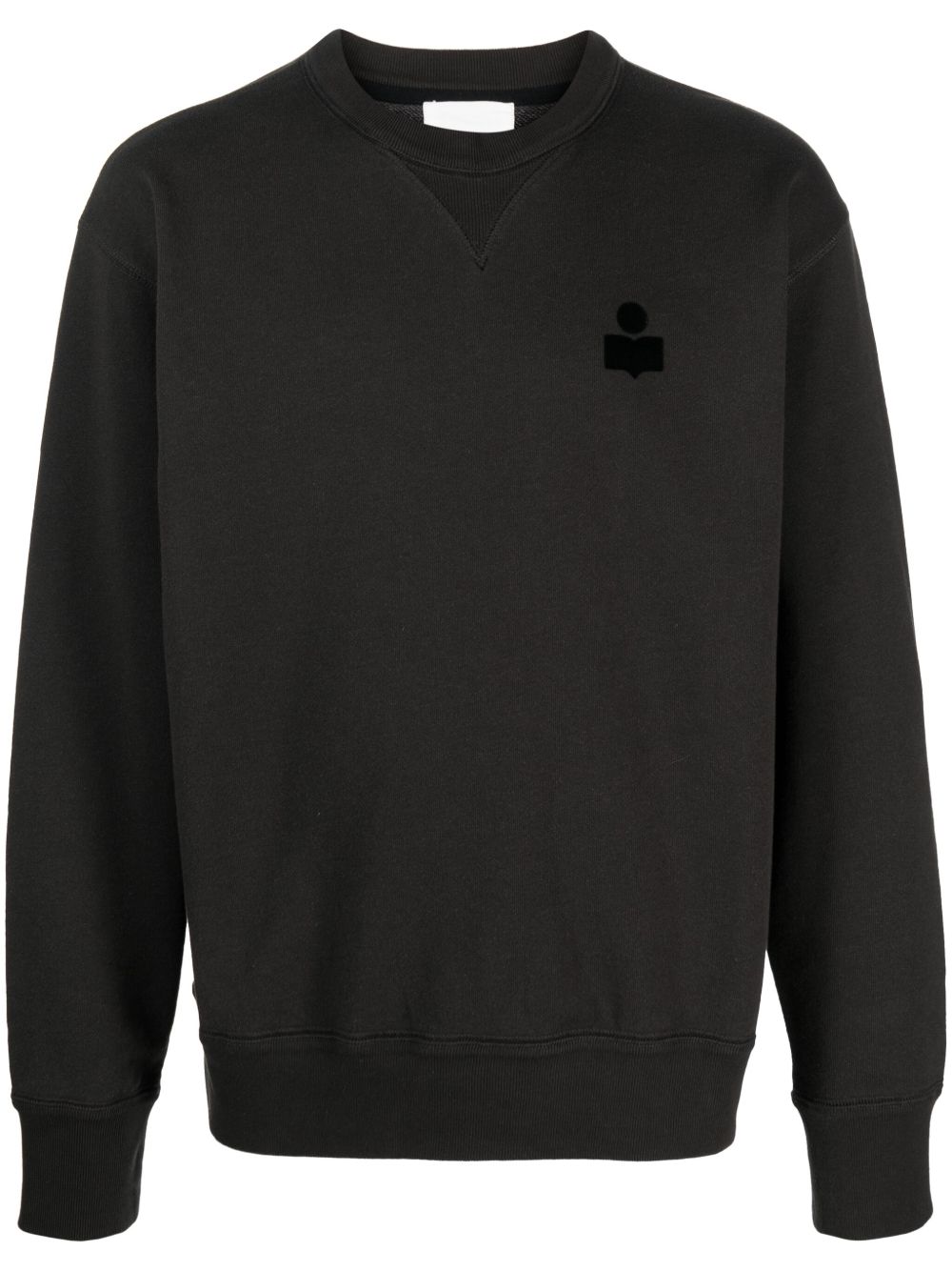 MARANT Mike logo植绒卫衣 - 黑色