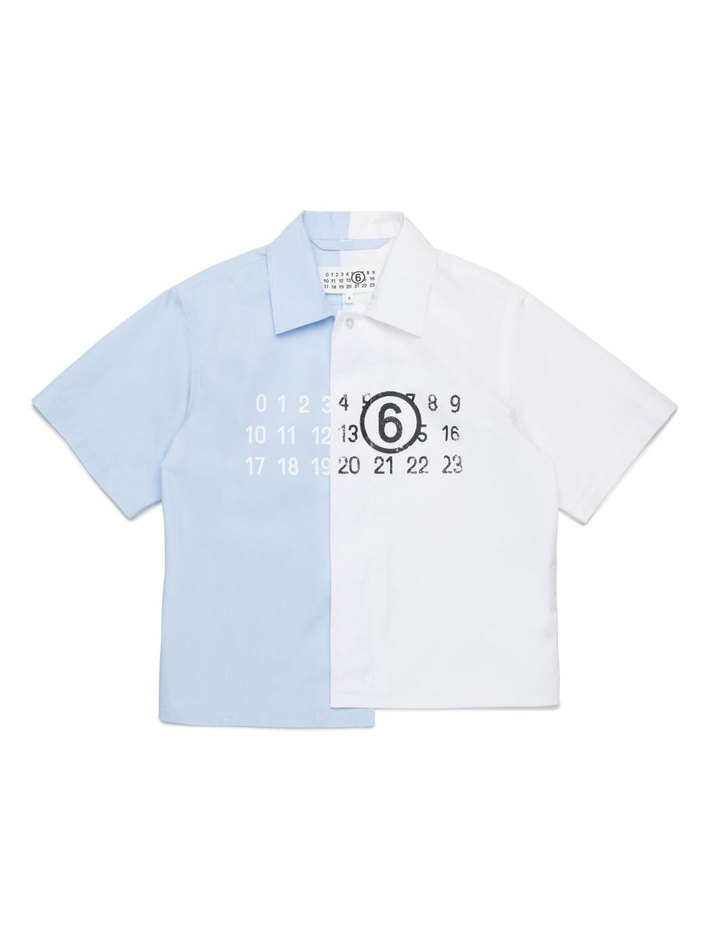 MM6 Maison Margiela Kids Numbers 衬衫 - 白色