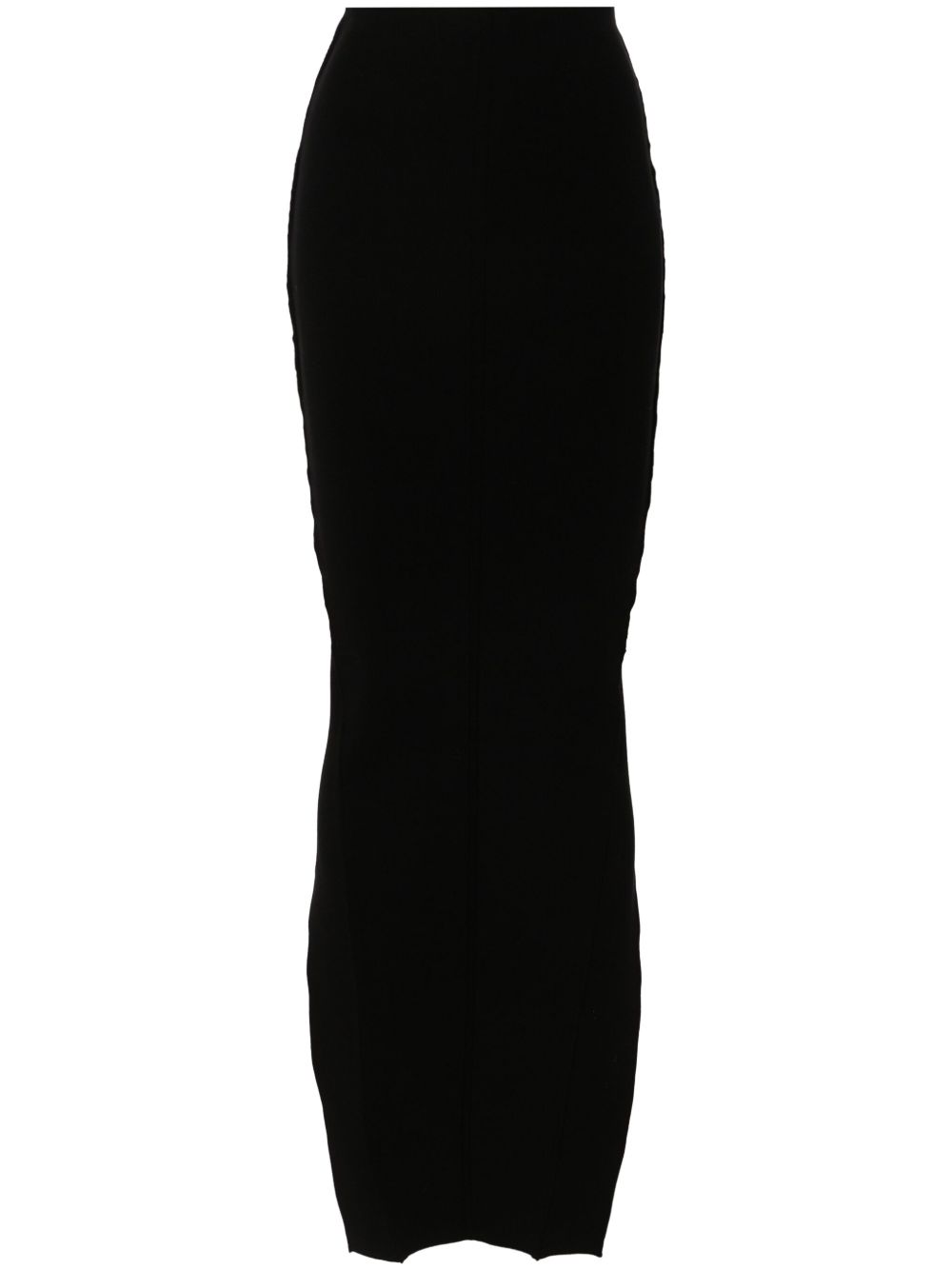 Rick Owens Pillar 超长半身裙 - 黑色