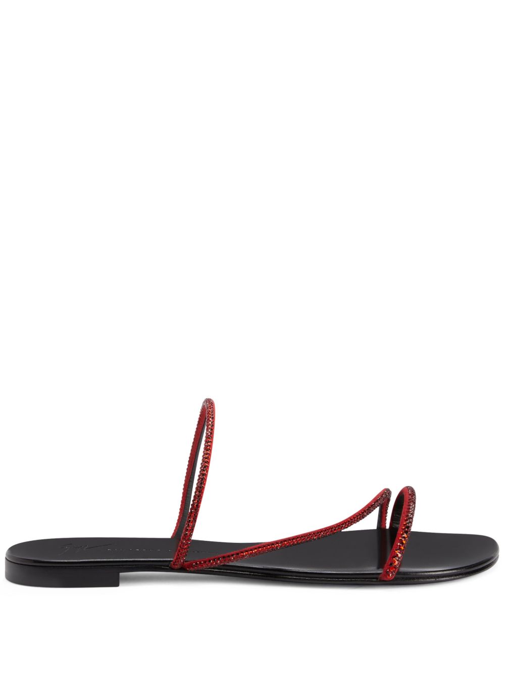 Giuseppe Zanotti Julianne 水钻缀饰凉鞋 - 红色