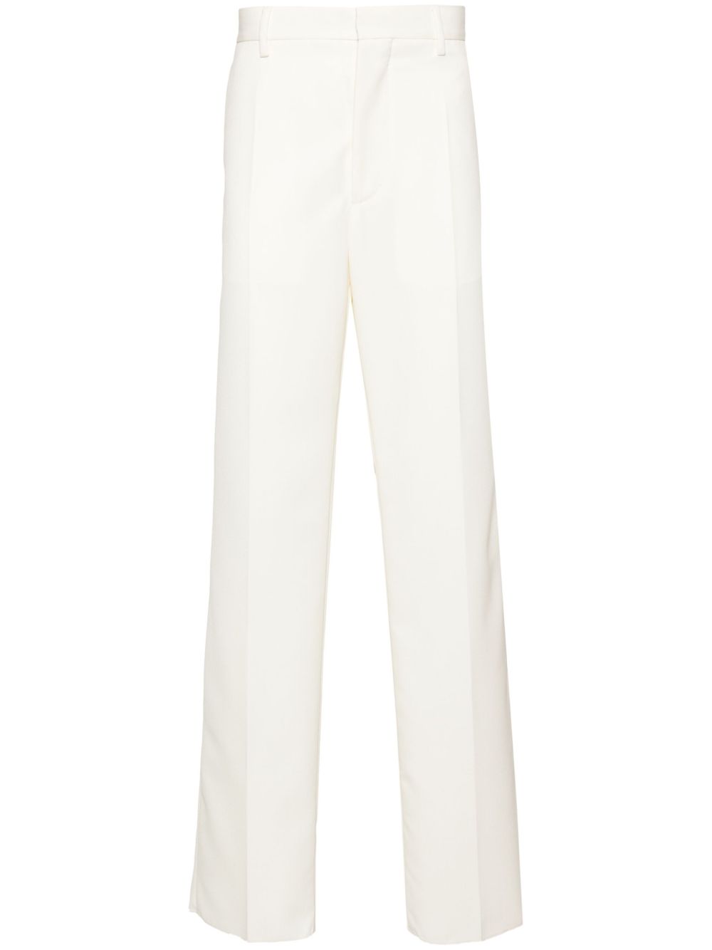 DSQUARED2 斜纹布直筒裤 - 白色