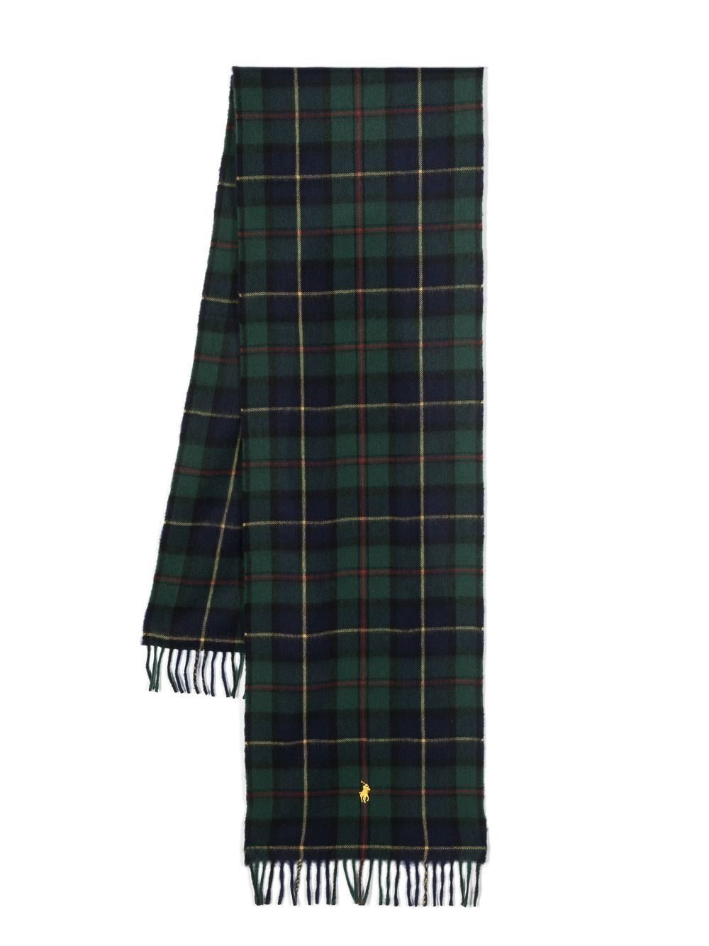 Polo Ralph Lauren Polo Pony 格纹围巾 - 绿色