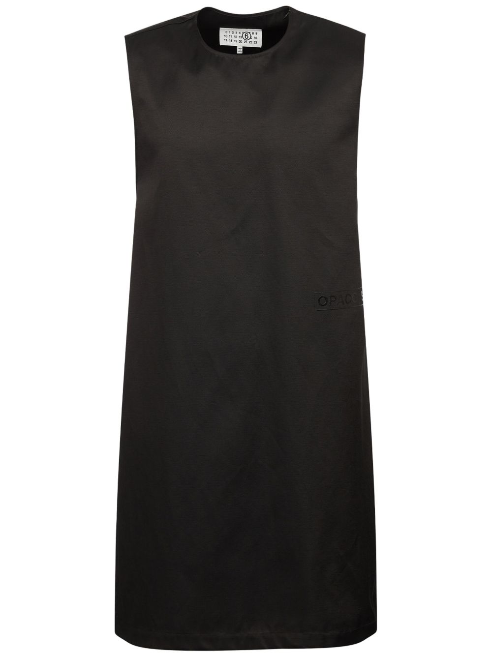 MM6 Maison Margiela 棉质混纺长款坦克背心 - 黑色