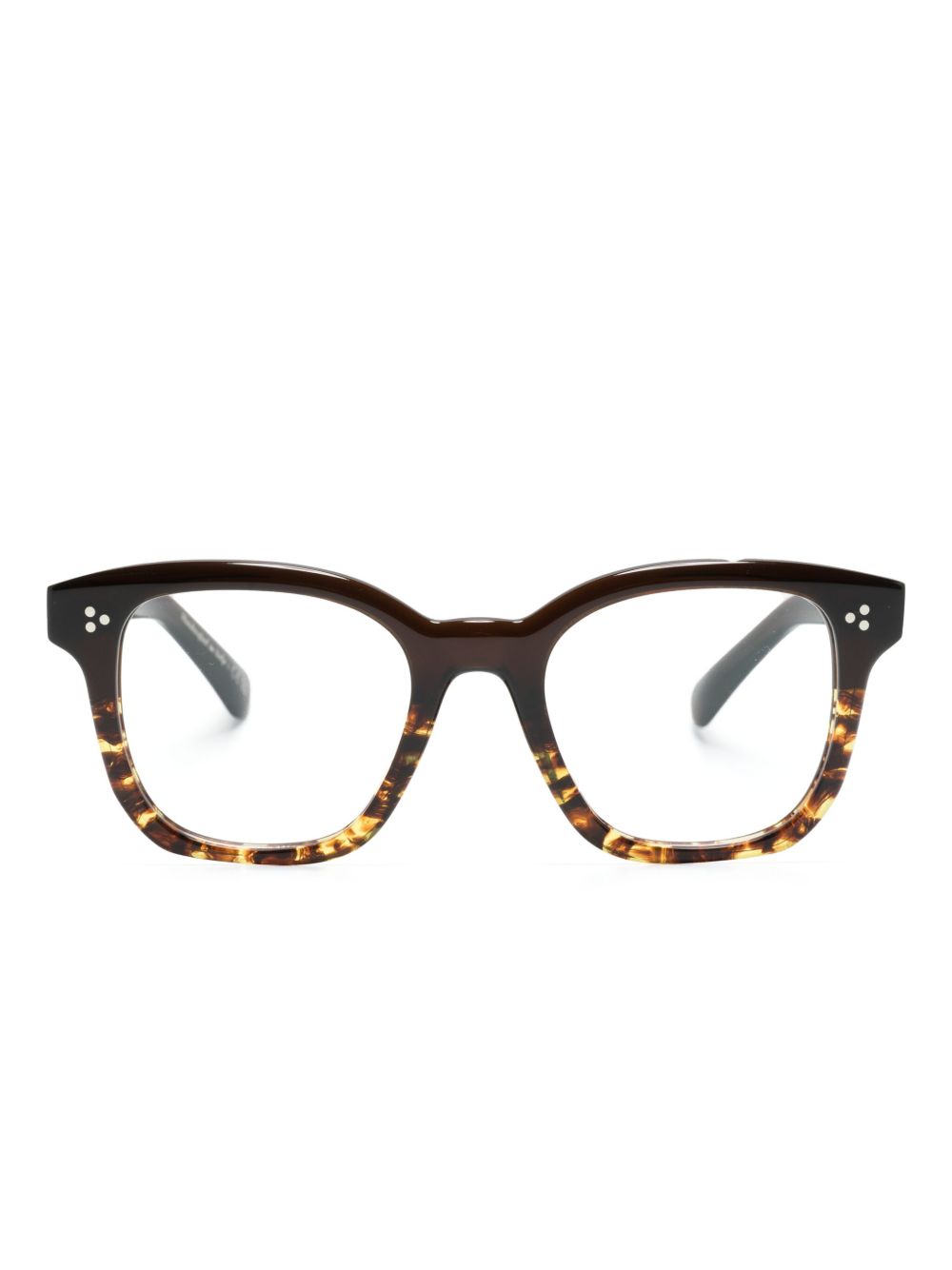 Oliver Peoples Lianella 方框眼镜 - 褐色