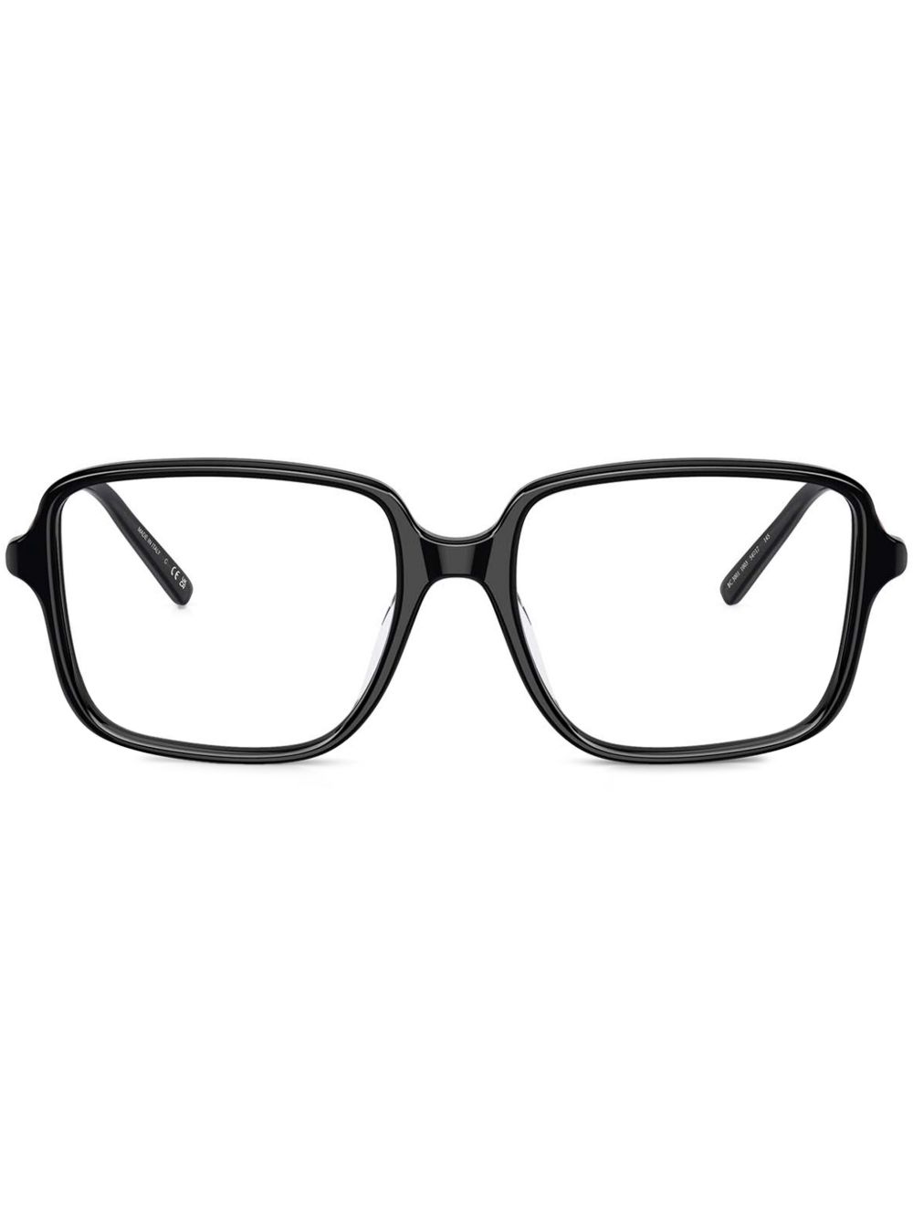 Brunello Cucinelli 超大镜框眼镜 - 黑色