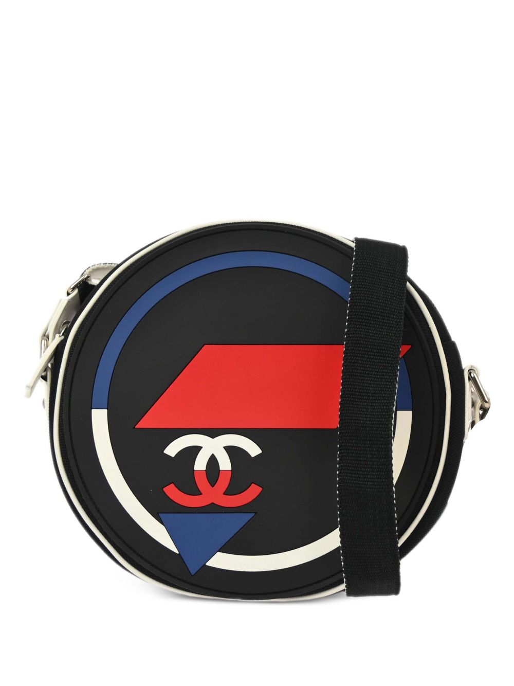 CHANEL Pre-Owned Airline 单肩包（2016年典藏款） - 黑色