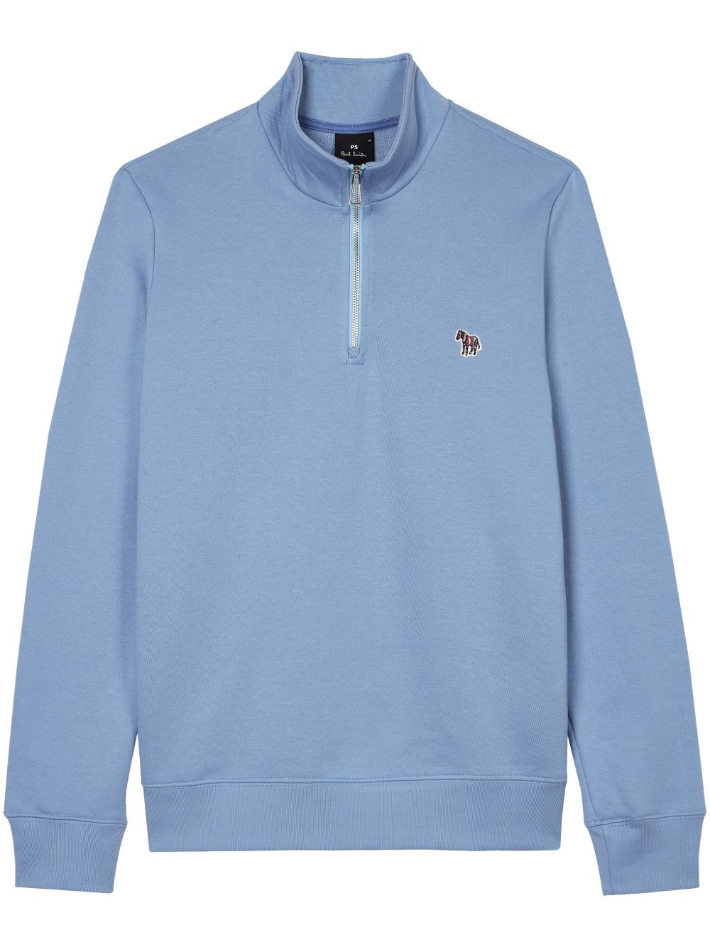 PS Paul Smith logo刺绣卫衣 - 蓝色