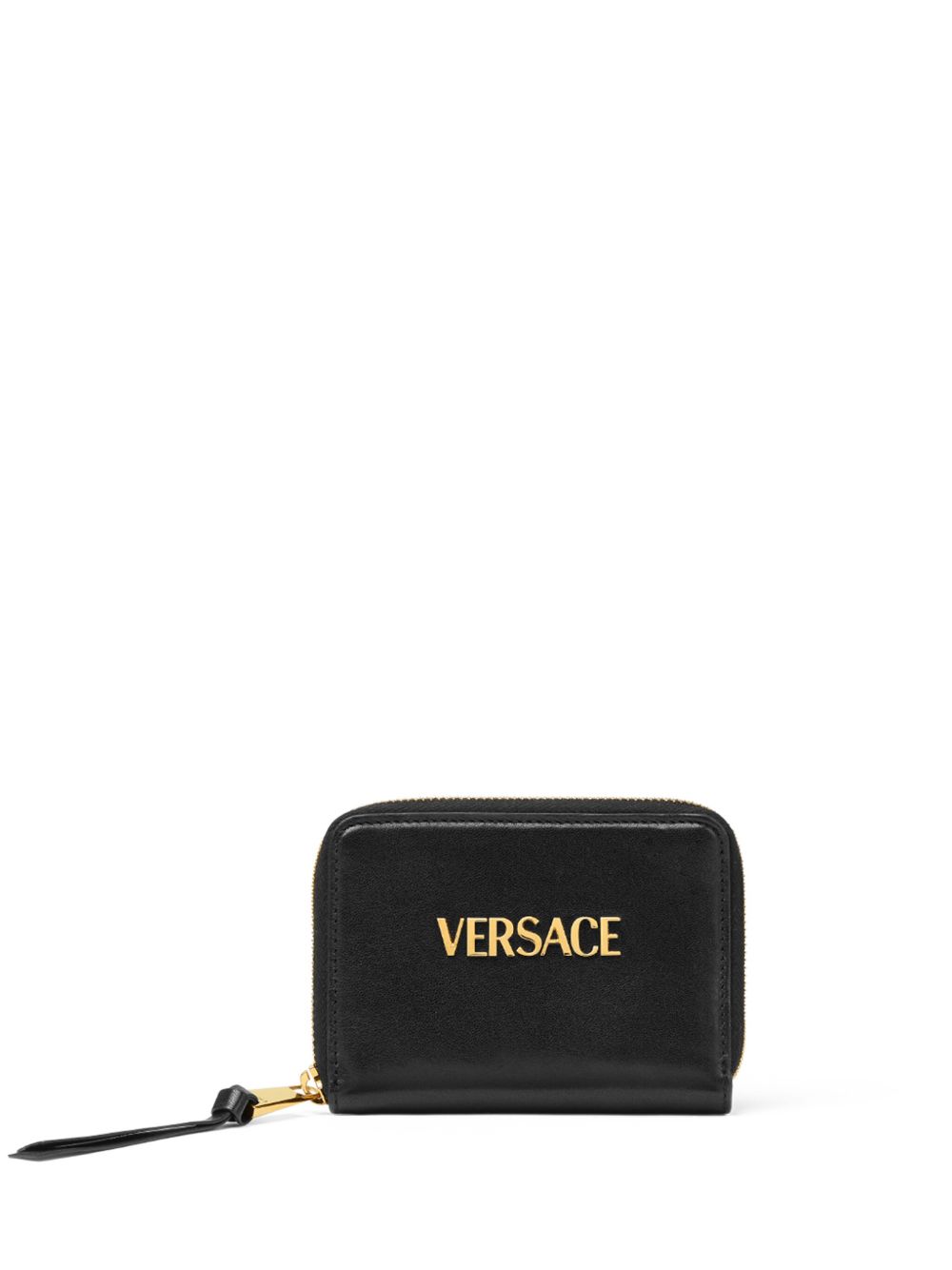 Versace 皮质钱包 - 黑色