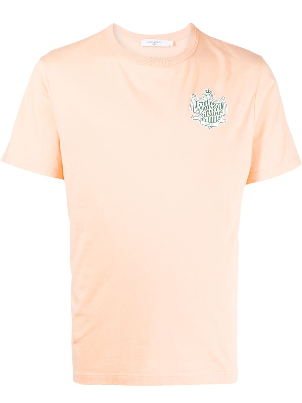 Maison Kitsuné logo印花棉T恤 - 粉色