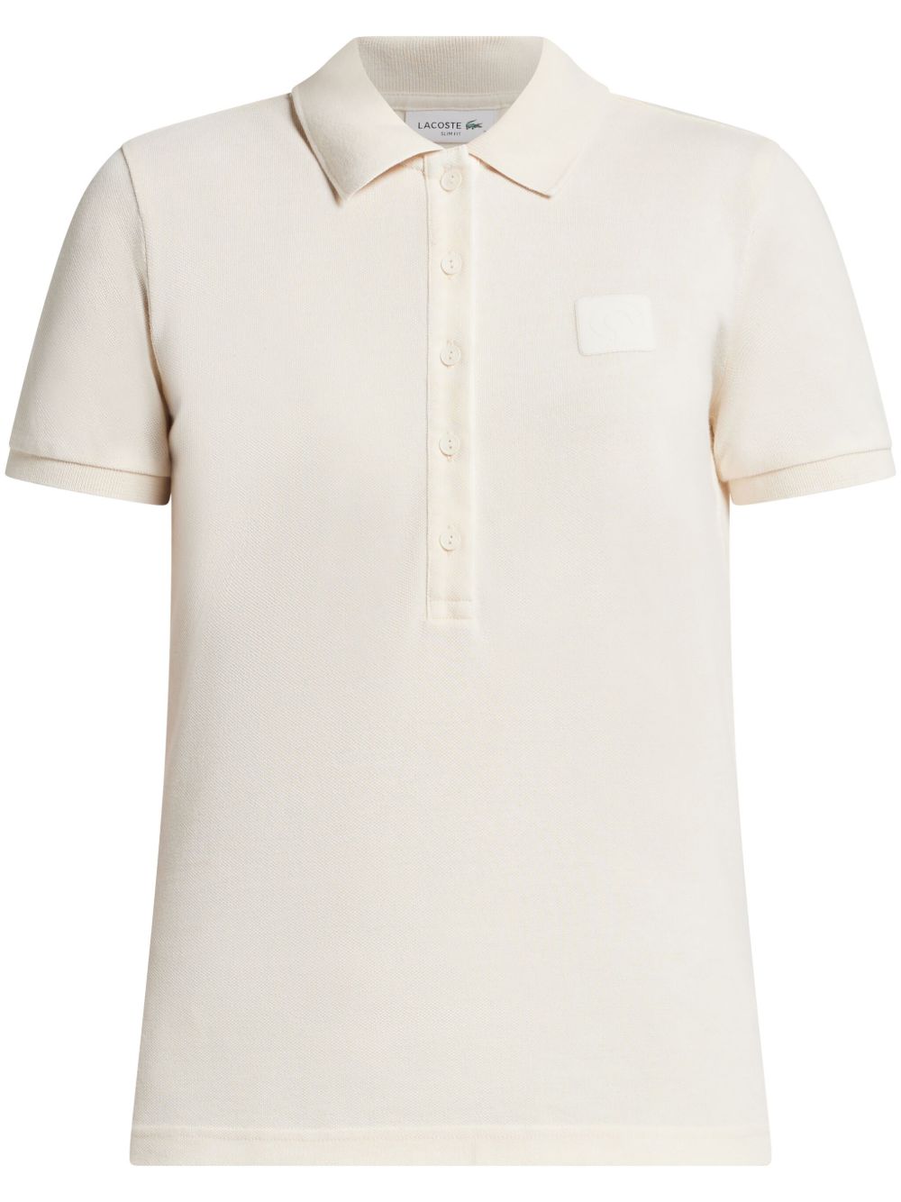 Lacoste Petit Piqué 修身polo衫 - 白色