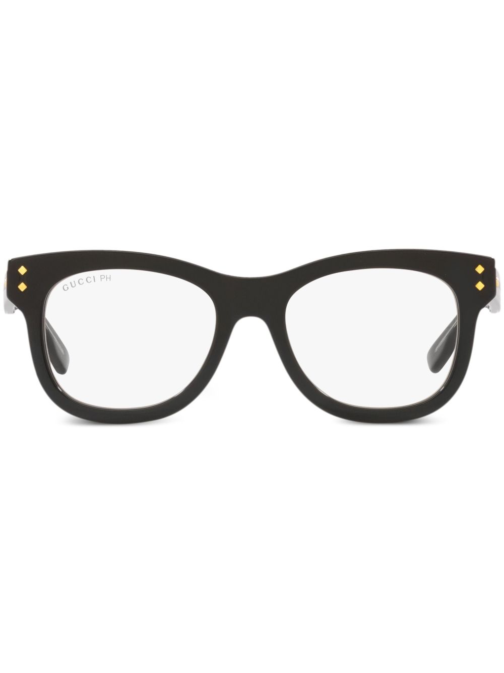 Gucci Eyewear 方框眼镜 - 黑色