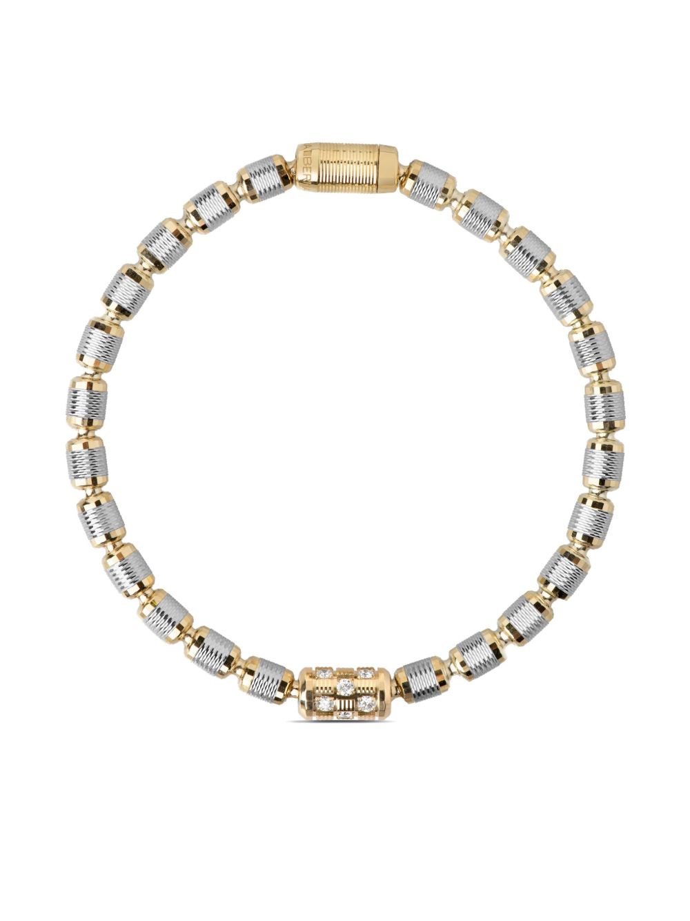 Officina Bernardi 18K黄金 Lumen DC 钻石手链 - 金色