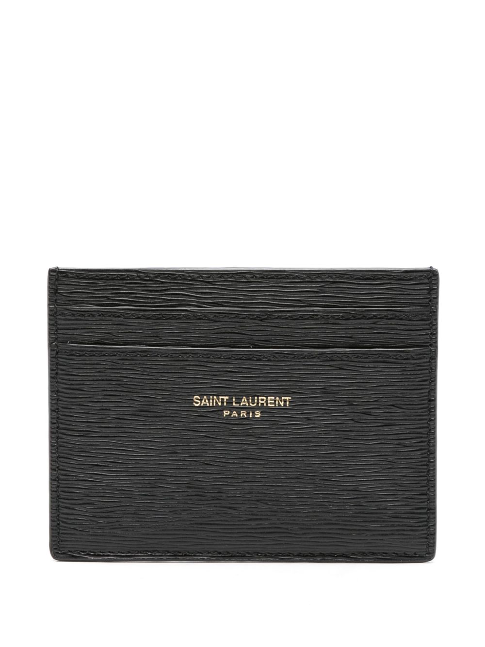 Saint Laurent logo标记卡夹 - 黑色