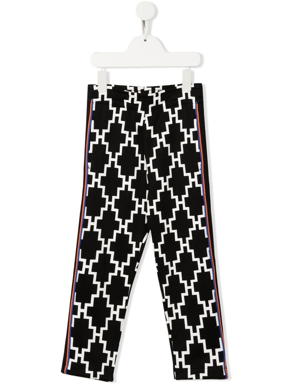 Marcelo Burlon County Of Milan Kids logo印花中腰打底裤 - 黑色