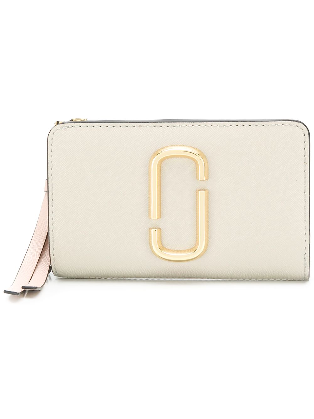 Marc Jacobs Compact 皮质钱包 - 灰色