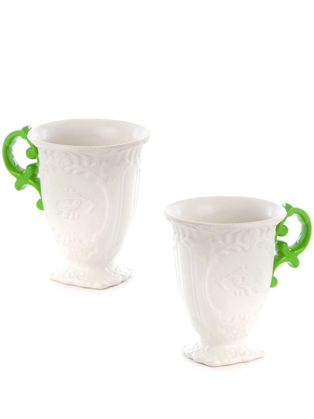 Seletti I-Wares 陶瓷马克杯 （两件装） - 白色