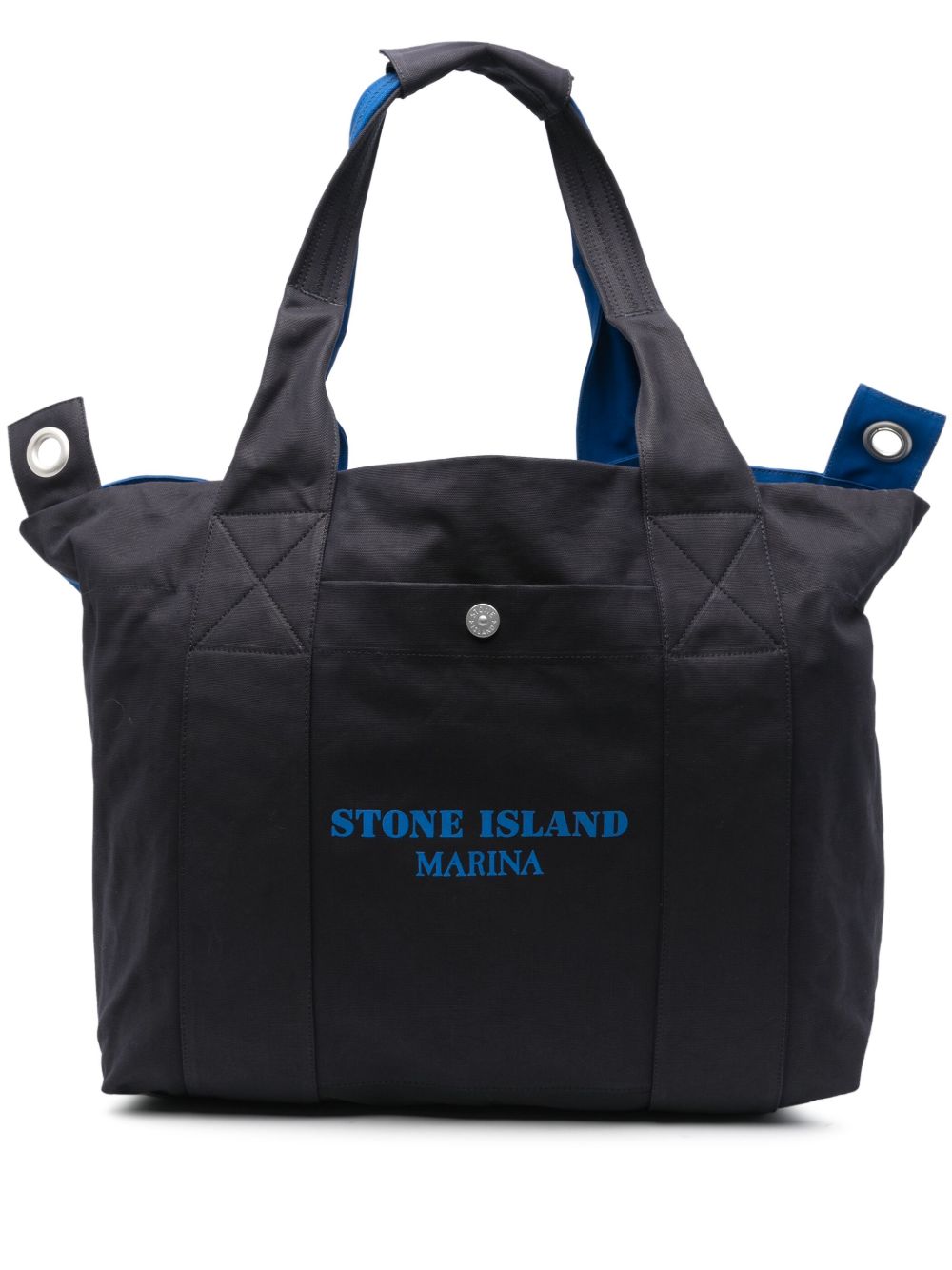 Stone Island Marina 托特包 - 蓝色