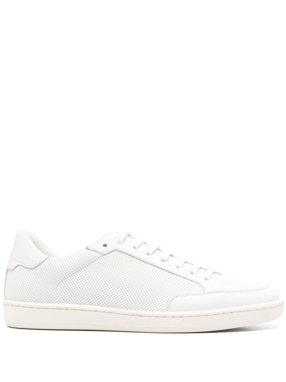 Saint Laurent Court Classic SL/10 皮质运动鞋 - 白色