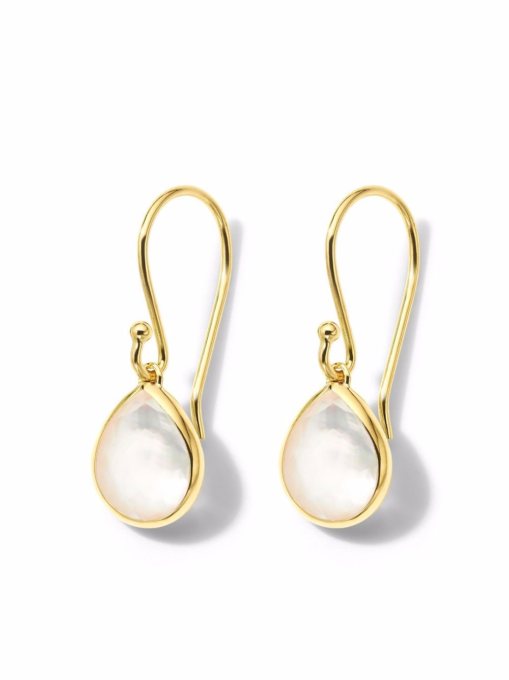 IPPOLITA Rock Candy® Teeny Teardrop 18K黄金耳环 - 金色