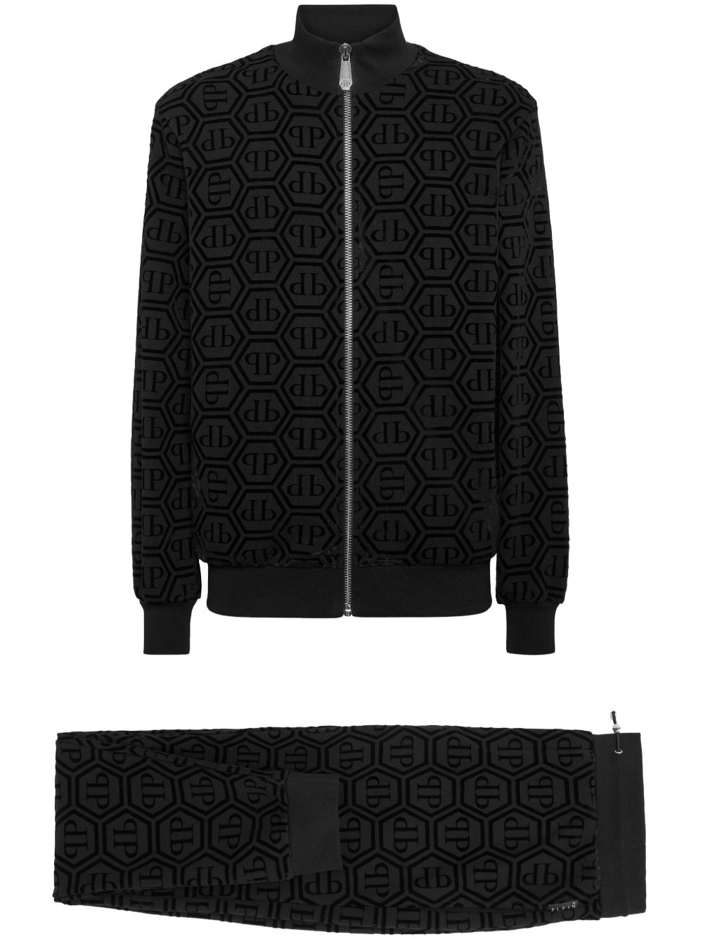 Philipp Plein PP Hexagon 运动套装 - 黑色