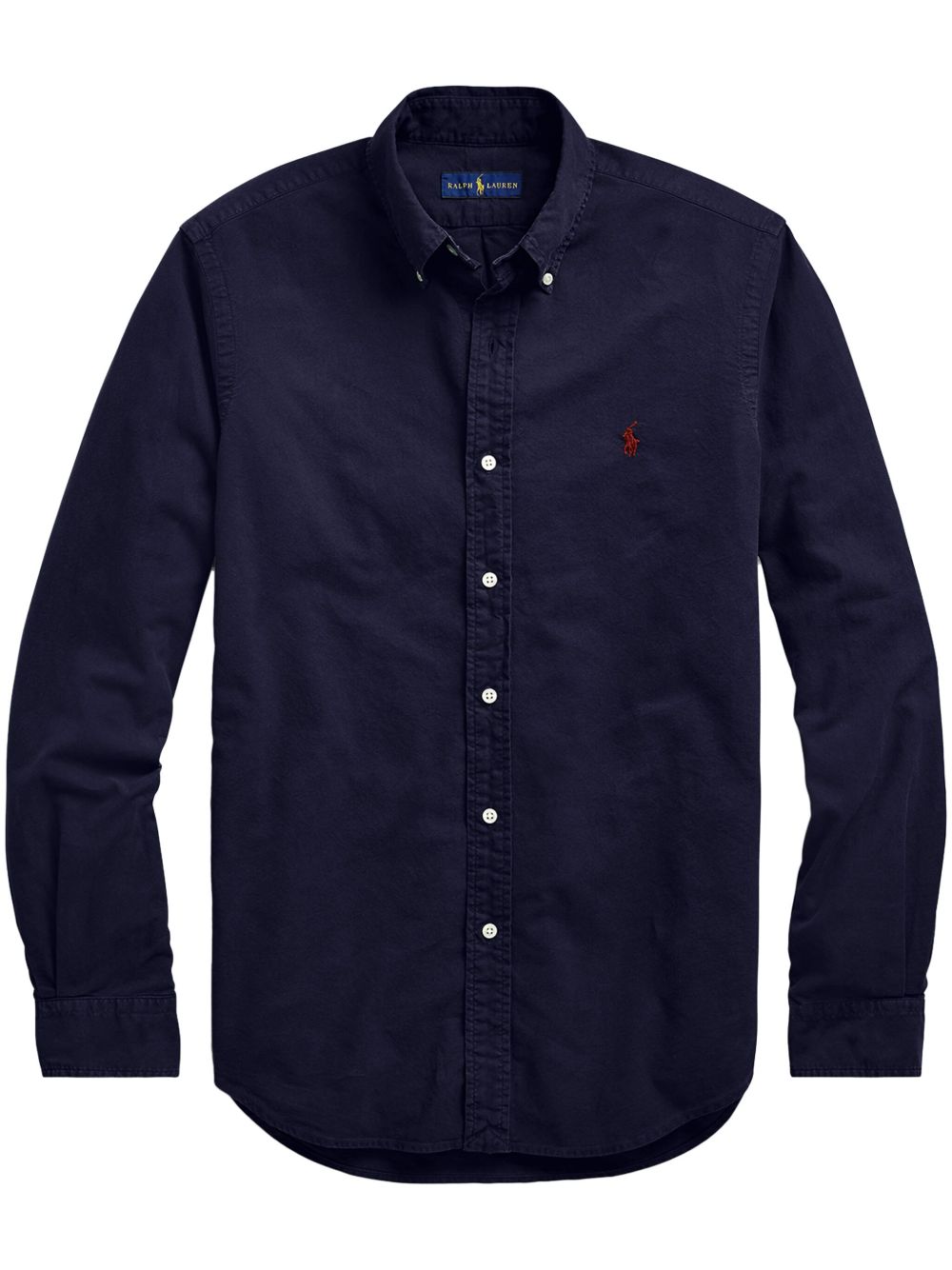 Polo Ralph Lauren 刺绣logo纽扣衬衫 - 蓝色